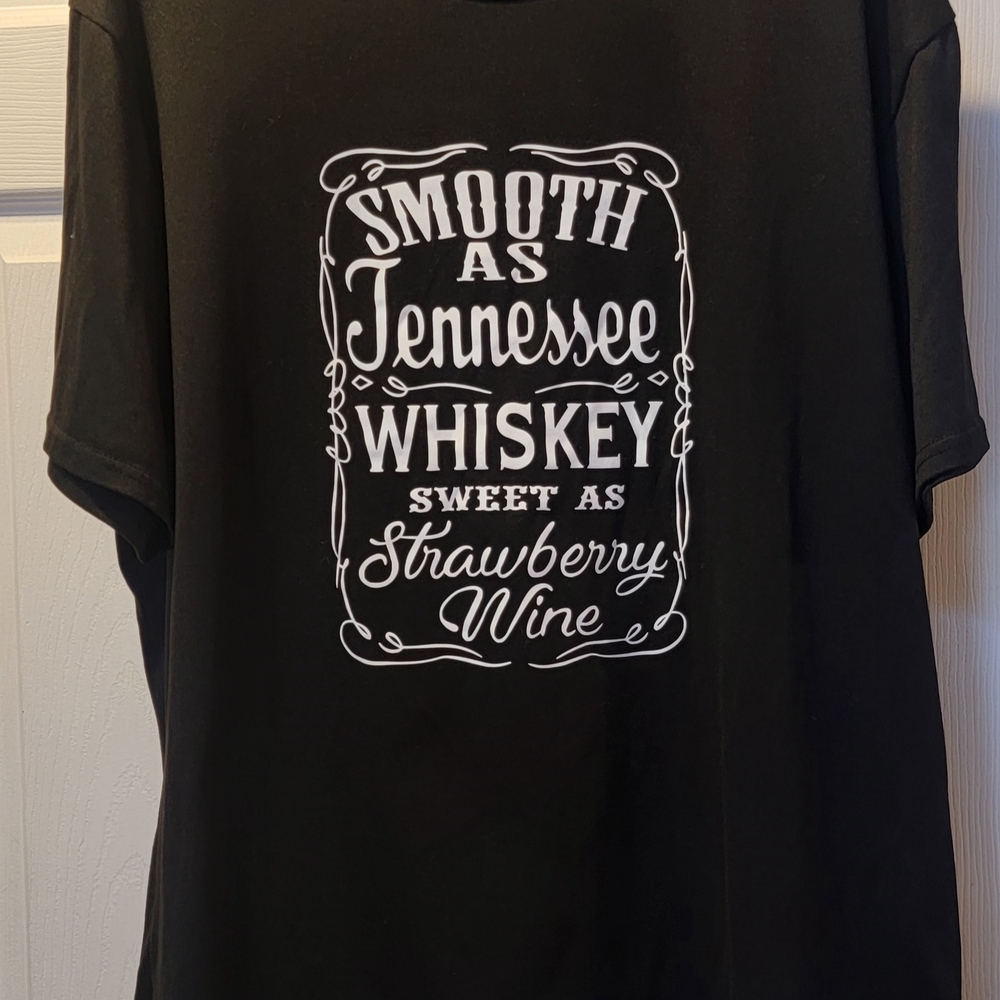 Black Graphic Tee - Smooth as Tennessee Whiskey